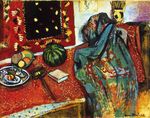 Still Life with a Red Rug 1906